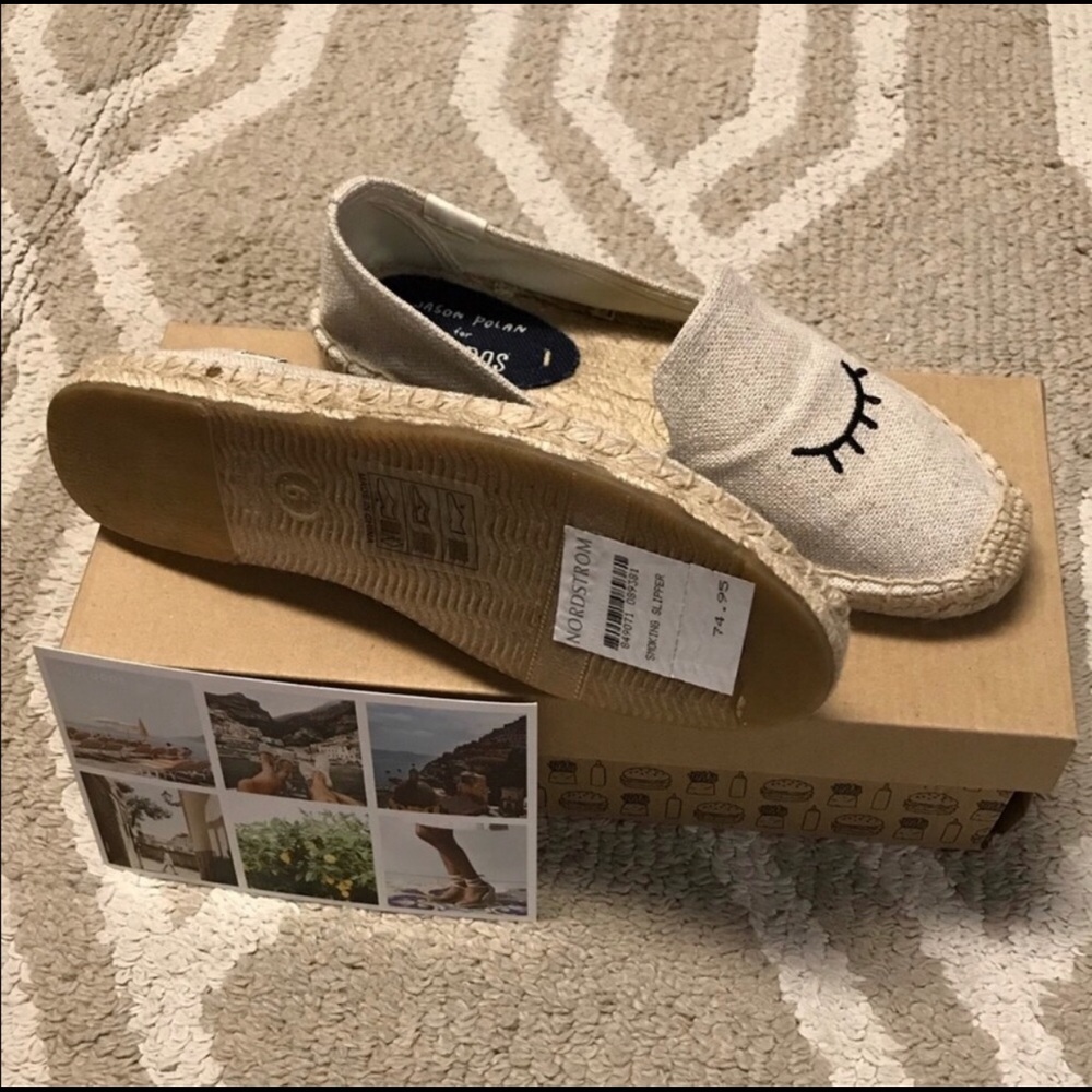 Soludos X Jason Polan  Wink Eye Espadrilles